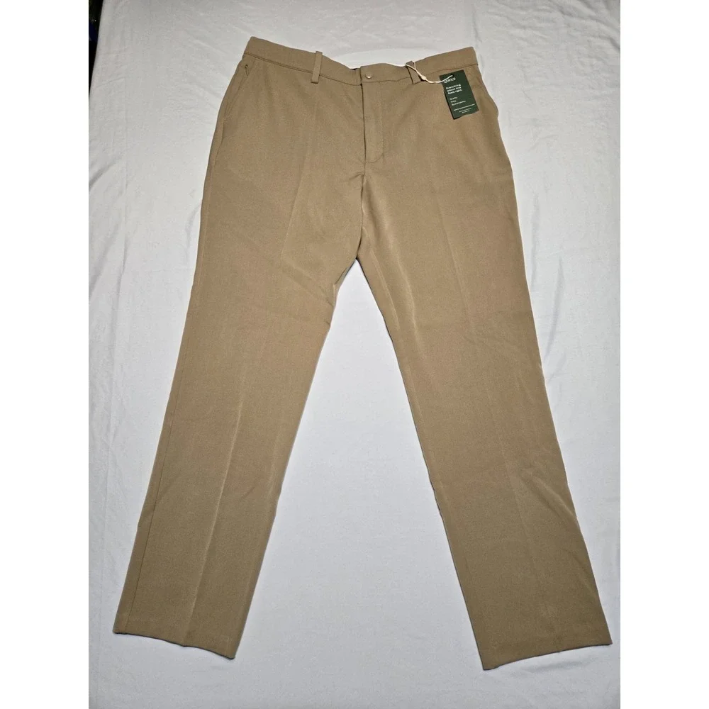 Quince Ultra-Stretch 24/7 Smart Chino Pants Khaki Tan 36x32 NWT Preppy Quiet Lux